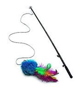 ethical mini teaser cat toy wands, assorted
