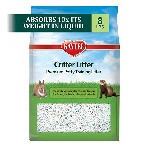 Kaytee Premium Potty Training Critter Litter for Pet Ferrets, Rabbits & Other Small Animals, 8 lb