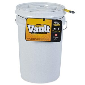 gamma2 vittles vault outback airtight pet food bucket container, 20 pounds