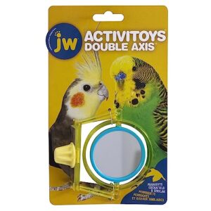 jw pet company activitoy double axis small bird toy, colors vary