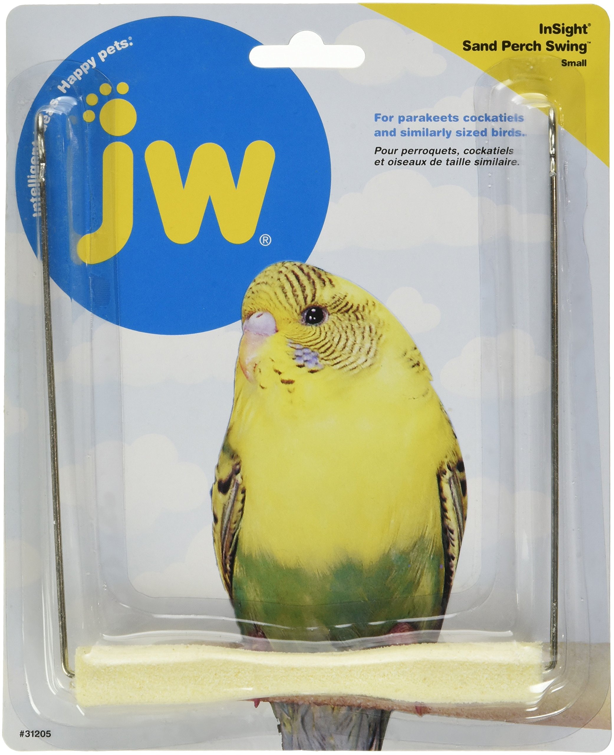 JW Pet Company Insight Sand Perch Swing Bird Toy, Small, Assorted