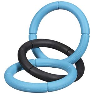 JW Pet Durable Dog Toys - Interactive Rubber Tug & Chew Toy For Dogs Large