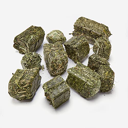 Kaytee Alfalfa Cubes for Rabbits, Guinea Pigs, and Other Small Animals, 15 oz