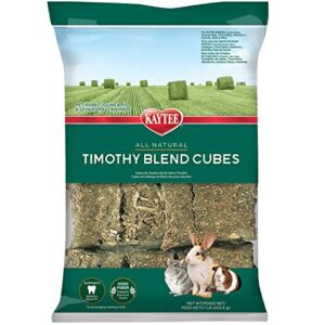 kaytee timothy hay blend cubes 1 pound