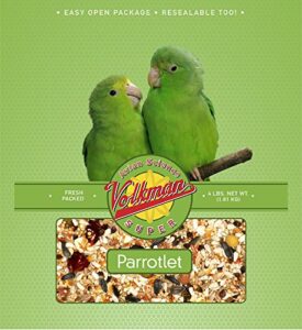 volkman avian science diet parrotlet bird food (4 lbs)