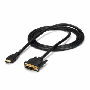 startech.com 6ft hdmi to dvi d adapter cable - bi-directional - hdmi to dvi or dvi to hdmi adapter for your computer monitor (hdmidvimm6)
