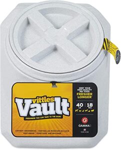 gamma2 vittles vault stackable dog food storage container, up to 40 pounds dry pet food storage