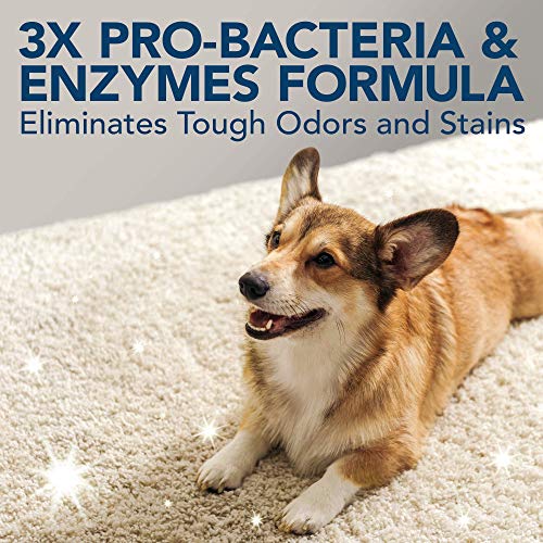 Simple Solution Extreme Pet Stain And Odor Remover, Enzymatic Cleaner With 3X Pro-Bacteria Cleaning Power, 32 Ounces