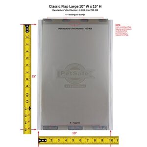 PetSafe Classic Replacement Flap - Large - Compatible with Discontinued PetSafe Doors, Frosted