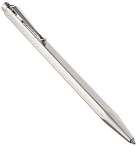 caran d' ache retro ecridor rhodium ballpoint pen, silver (0890.487)