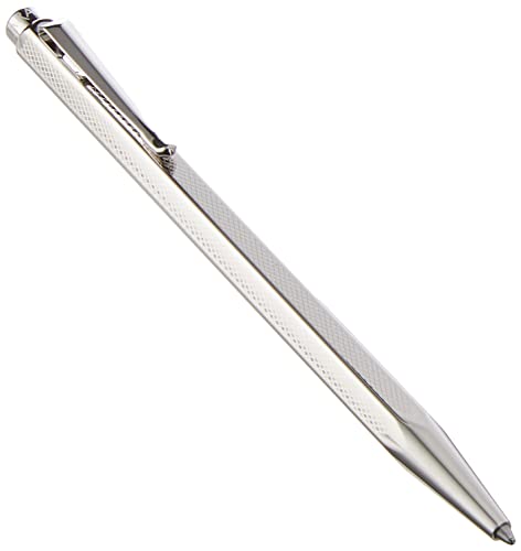 Caran D' Ache Retro Ecridor Rhodium Ballpoint Pen, Silver (0890.487)