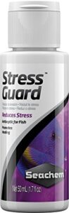 seachem stressguard slime coat protection - stress and toxic ammonia reducer 50 ml / 1.7 oz,white