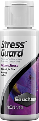 Seachem StressGuard Slime Coat Protection - Stress and Toxic Ammonia Reducer 50 ml / 1.7 oz,White