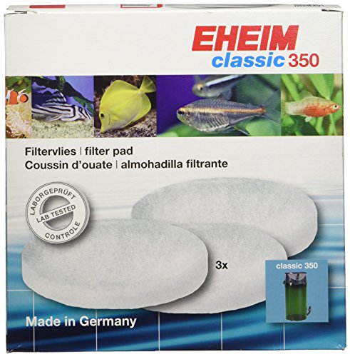 EHEIM Fine Filter Pad (White) for Classic External Filter 2215 (3 Pieces)