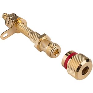 Dayton Audio BPA-38G HD Binding Post Banana Jack Pair Gold