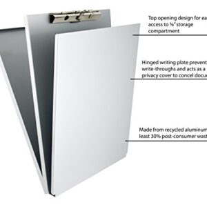 Saunders Recycled Aluminum A-Holder Form Holder – Letter Size Form Holder with Hinged Writing Plate. Office Supplies