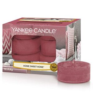 yankee candle home sweet home tea lights - set of 12