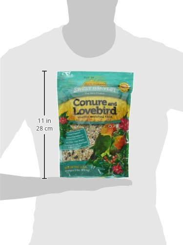 Sweet Harvest Vitamin Enriched Conure & Lovebird Food 2 LB