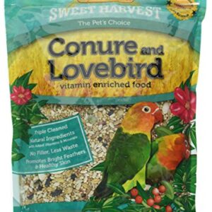 Sweet Harvest Vitamin Enriched Conure & Lovebird Food 2 LB