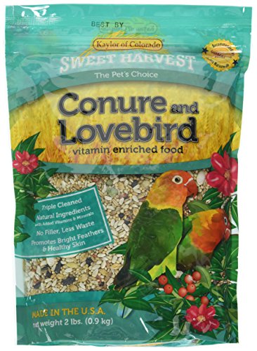 Sweet Harvest Vitamin Enriched Conure & Lovebird Food 2 LB