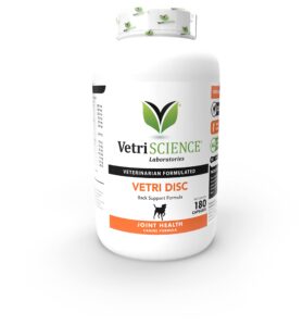 vetriscience vetri disc spine and back support formula with chondroitin for dogs - joint health and mobility support for small medium and large dogs