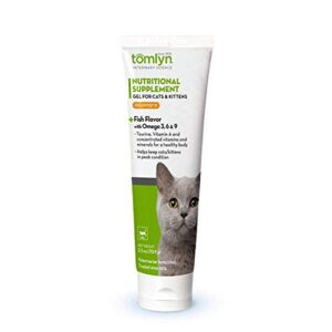 tomlyn felovite with taurine amino acid gel nutritional supplement for cats & kittens, 2.5oz