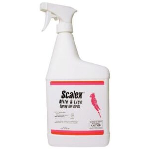 gimborn scalex for birds - mite & lice spray - 32 ounce