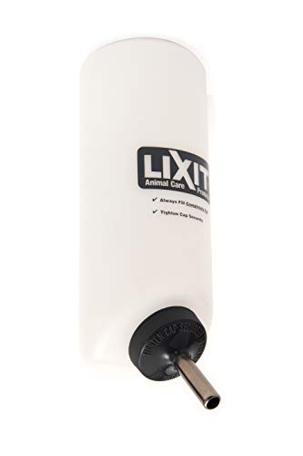 Lixit Wide Mouth Water Bottles for Large and Small Dogs (32oz Small Dog, White)