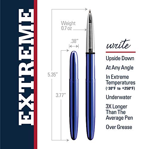 Fisher Space Pen, Bullet Space Pen, Blueberry, Gift Boxed (400BB)