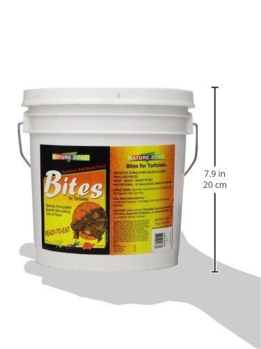 Nature Zone Trb3-54663 Total Bites Soft Moist Food For Tortoise, 1 Gallon