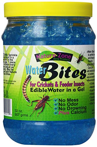 Nature Zone SNZ54212 Water Bites Food with Calcium for Crickets, 32-Ounce