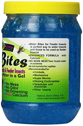 Nature Zone SNZ54212 Water Bites Food with Calcium for Crickets, 32-Ounce