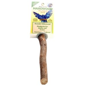 polly's hardwood bird perch, small