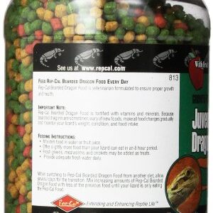 Rep-Cal Srp00813 Juvenile Bearded Dragon Pet Food, 12-Ounce