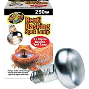 zoo med reptile basking spot lamp 250 watts, whites &amp; tans