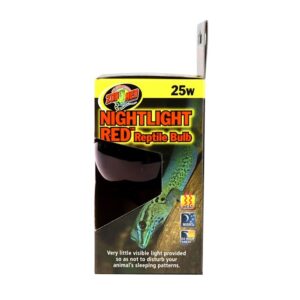 Zoo Med Nightlight Red Bulb for Reptiles, 25 Watts