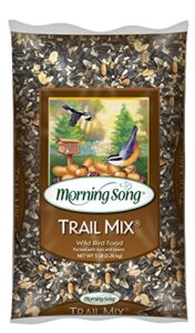 morning song 12004 trail mix wild bird food, 5-pound