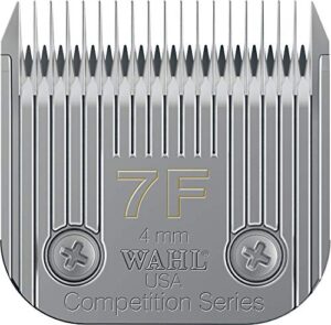 wahl professional animal 7f full medium competition series detachable blade with 4/25-inch cut length (2368-100)