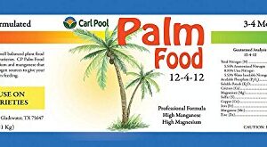 Carl Pool Palm Food 12-4-12 4 Lbs