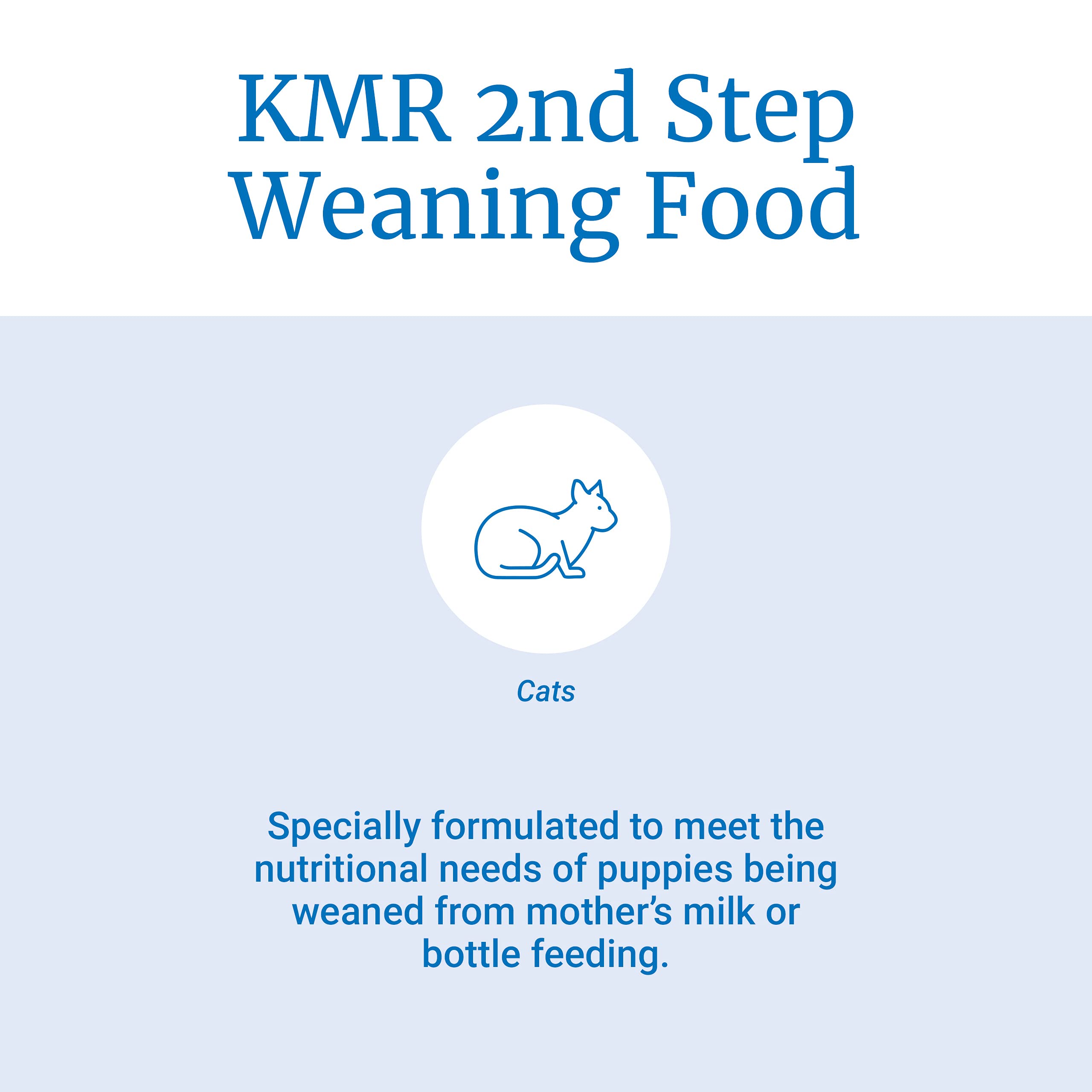 PetAg KMR 2nd Step Kitten Weaning Food - Contains Natural Milk Protein - For Kittens 4-8 Weeks Old - 14 oz