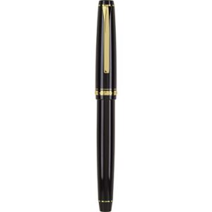 PILOT Namiki Falcon Collection Fountain Pen, Black Barrel with Gold Accents, Soft Fine Nib (60152)