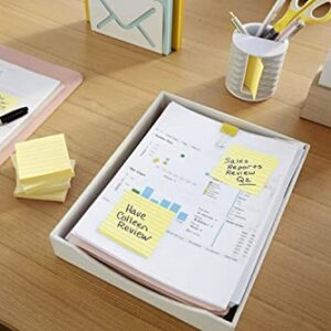 Post-it Notes 3x3 in, 6 Pads, America's’s #1 Favorite Sticky Notes, Canary Yellow, Clean Removal, Recyclable (5444)