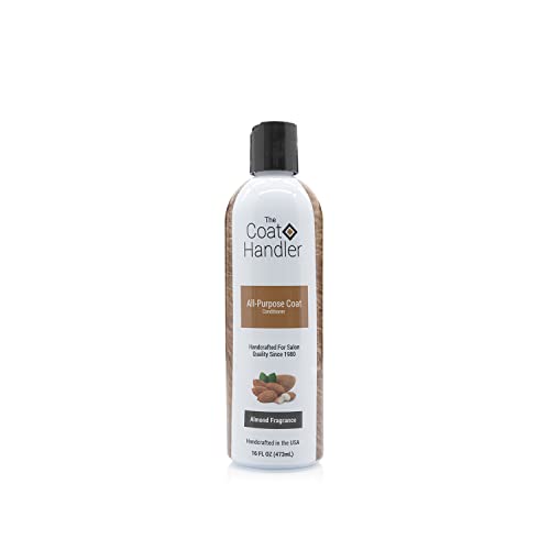 The Coat Handler All-Purpose Coat Dog Conditioner, 16 oz - Natural Ingredients, Handcrafted, Loosens Tangles and Eliminates Static, Professional Grade