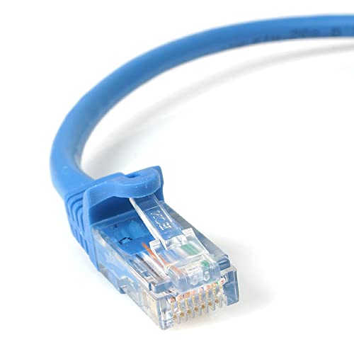 StarTech.com Cat5e Ethernet Cable20 ft - Blue - Patch Cable - Snagless Cat5e Cable - Network Cable - Ethernet Cord - Cat 5e Cable - 20ft (RJ45PATCH20)