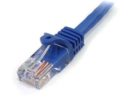 StarTech.com Cat5e Ethernet Cable20 ft - Blue - Patch Cable - Snagless Cat5e Cable - Network Cable - Ethernet Cord - Cat 5e Cable - 20ft (RJ45PATCH20)