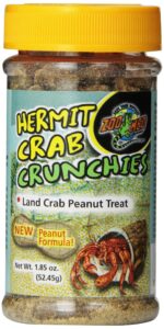 zoo med hermit crab peanut crunchies, 1.85-ounce