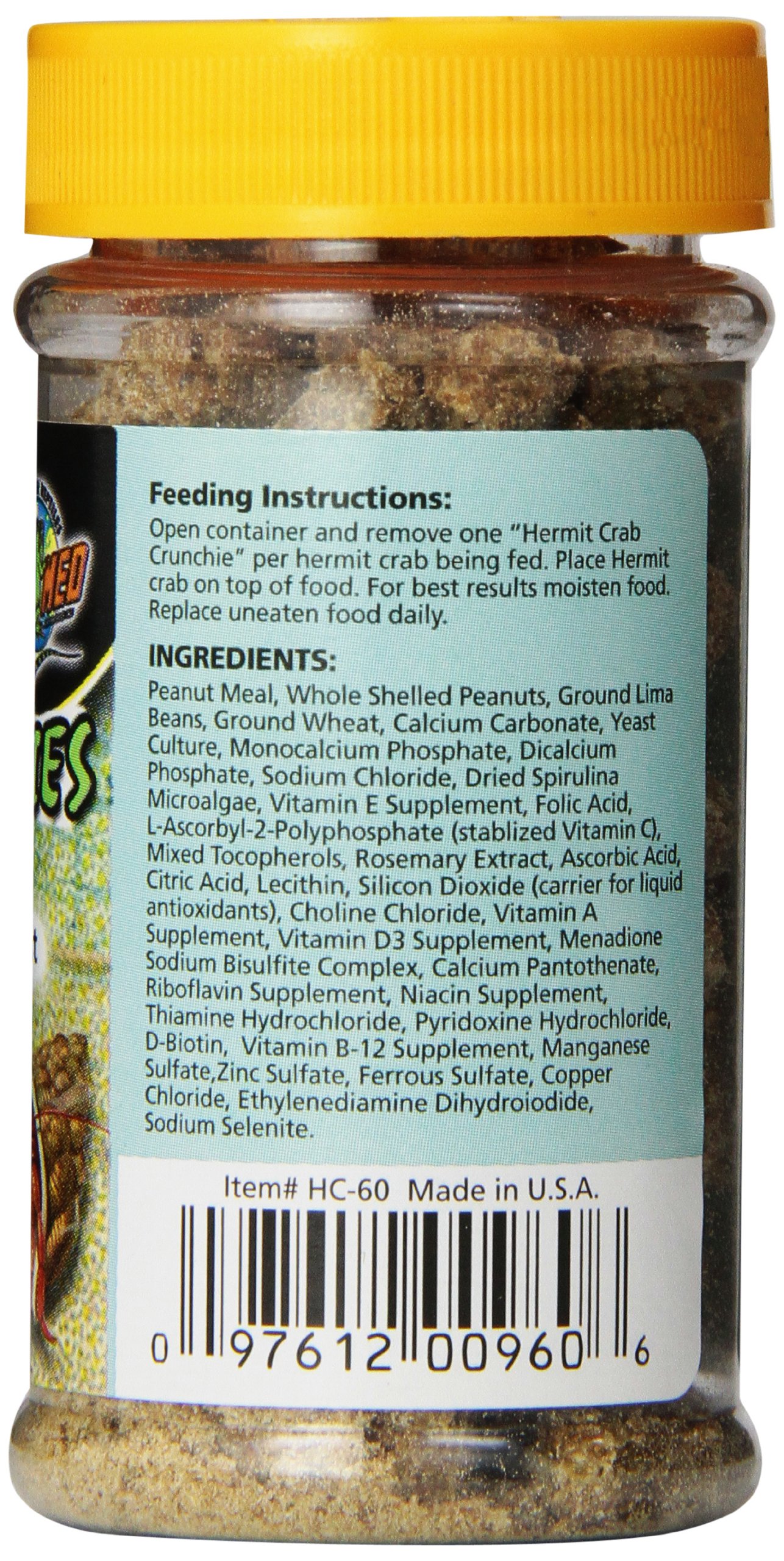 Zoo Med Hermit Crab Peanut Crunchies, 1.85-Ounce