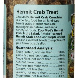 Zoo Med Hermit Crab Peanut Crunchies, 1.85-Ounce