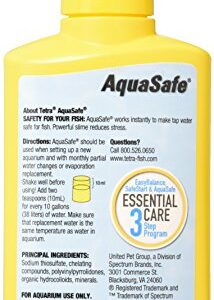 Tetra 16172 AquaSafe Fish Tank Water Conditioner, 8.45 fl oz