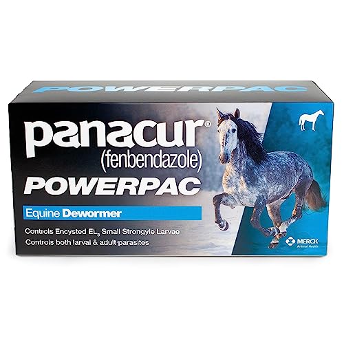 MERCK ANIML HEALTH/DURVET Panacur Powerpac Dewormr Fenbendazole 1 Pack 57 Gram Paste 10%